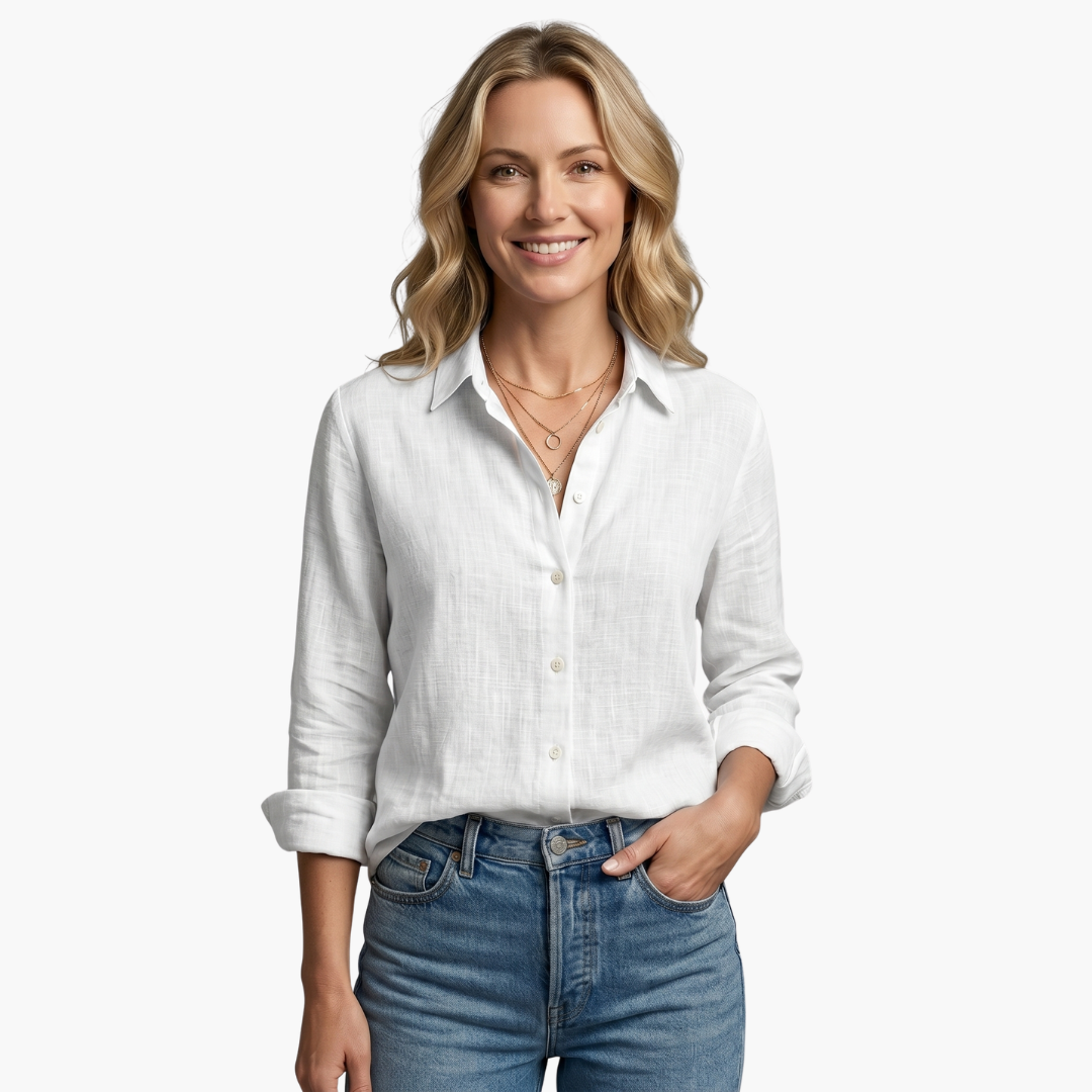 Bianca | Women's Long Sleeve Button-Up Shirt