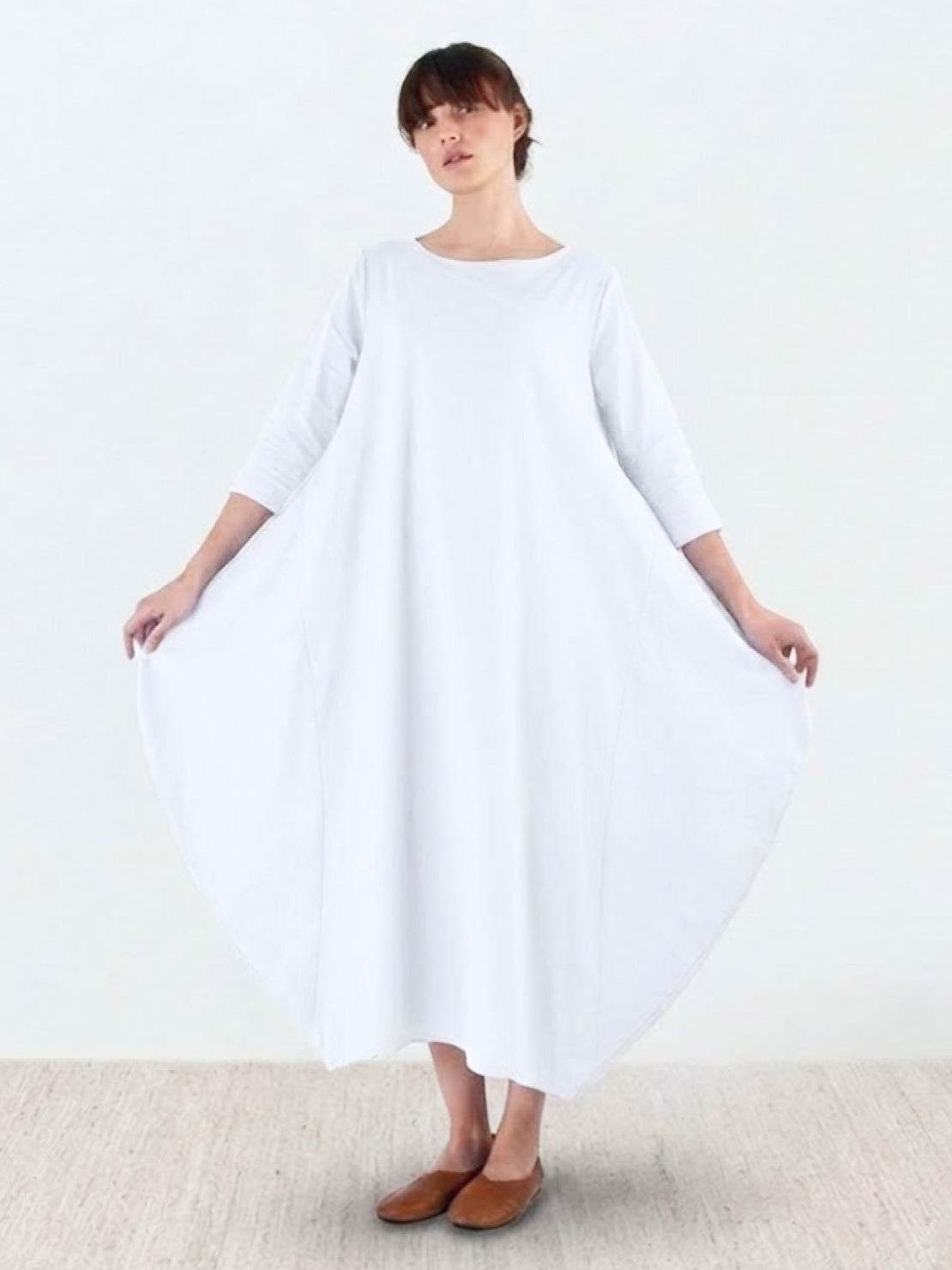 Serena | Women's Bohemian Oversized Maxi Dress with 3/4 Sleeves