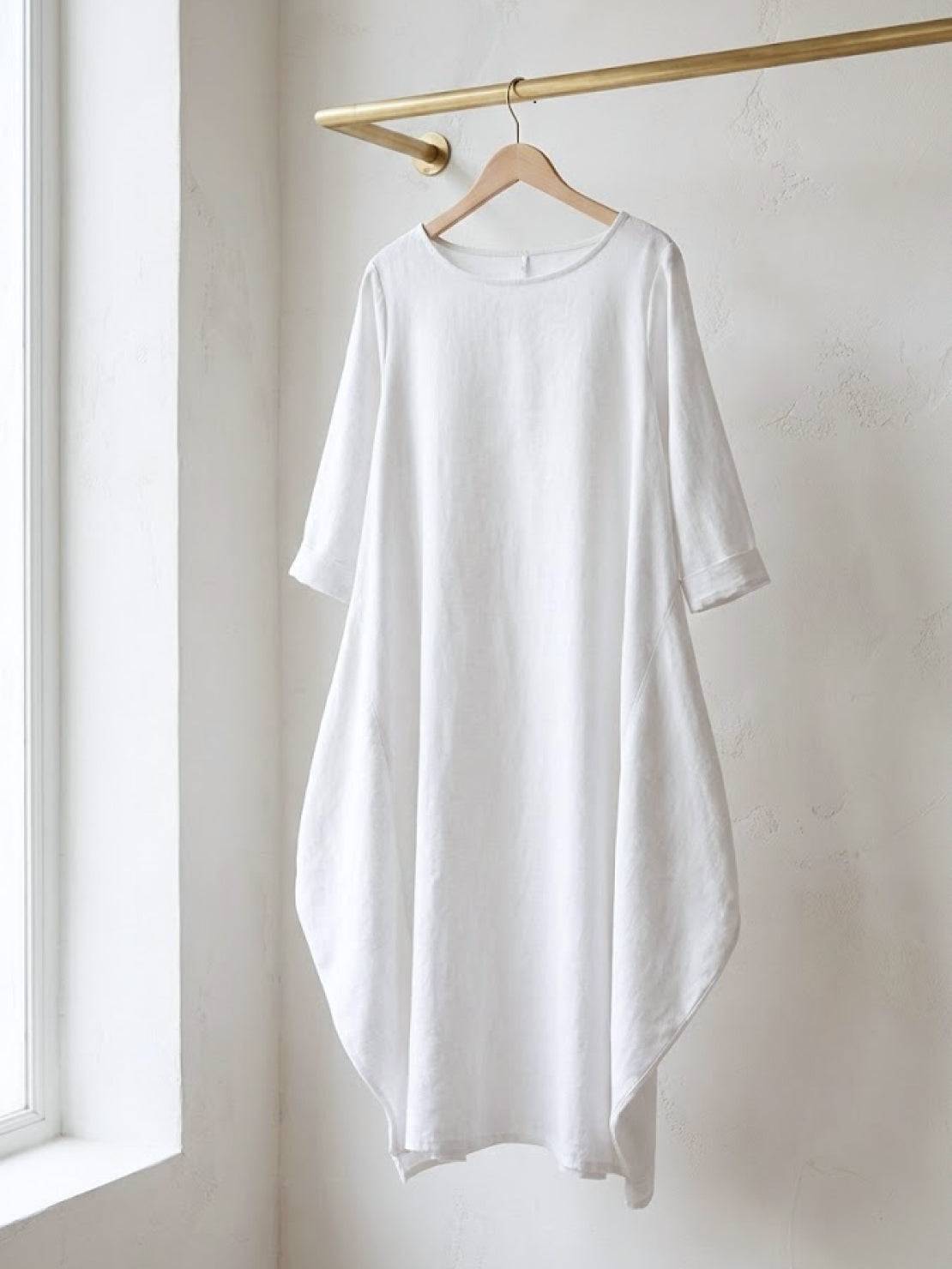 Serena | Women's Bohemian Oversized Maxi Dress with 3/4 Sleeves