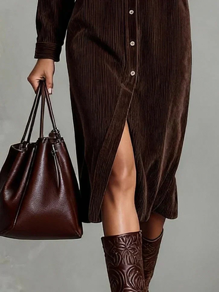 Elle™ | Stylish Flared Hem Dress