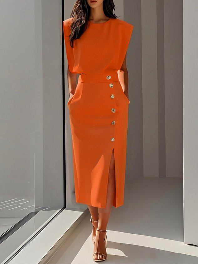 Aspen™ | Effortlessly Chic Midi Dress