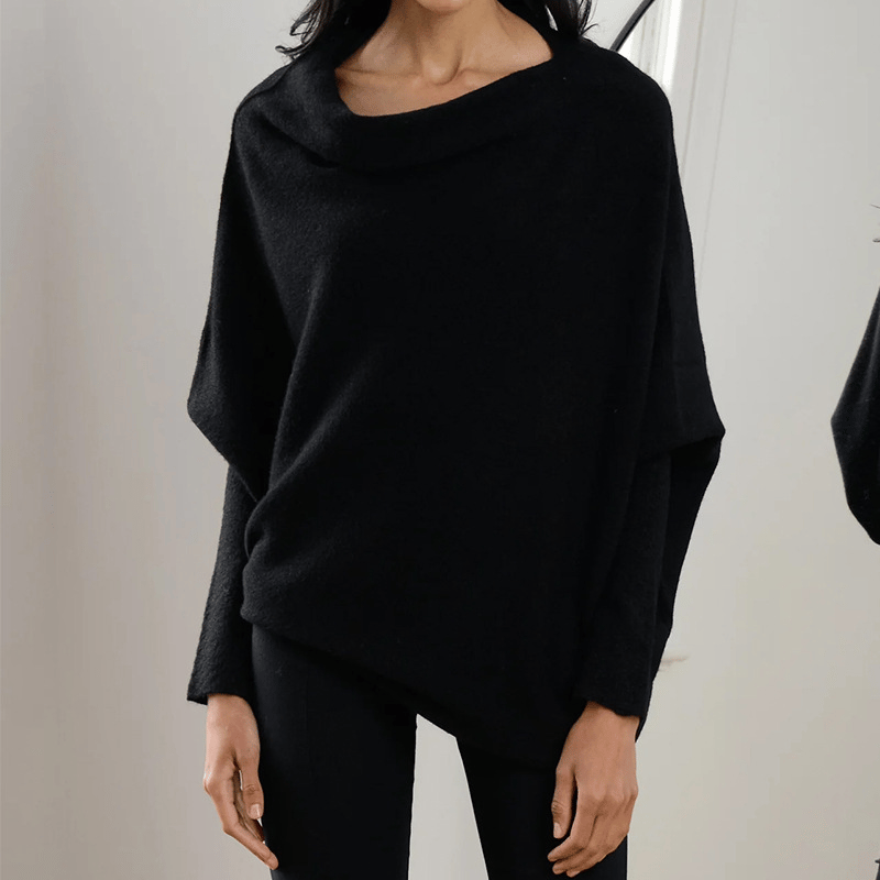 Celestina | Women's Long Sleeve Off-Shoulder Sweater