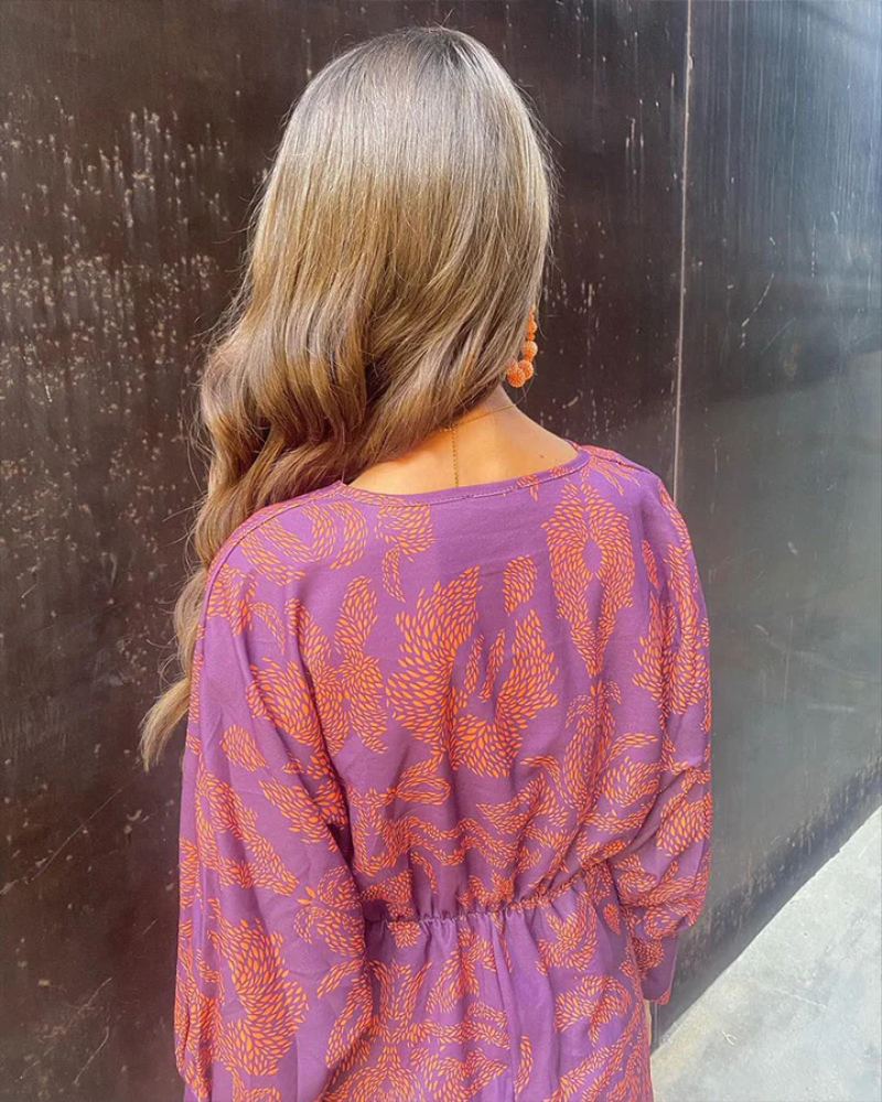 Julie™ | Women's Maxi Dress with Long Sleeves