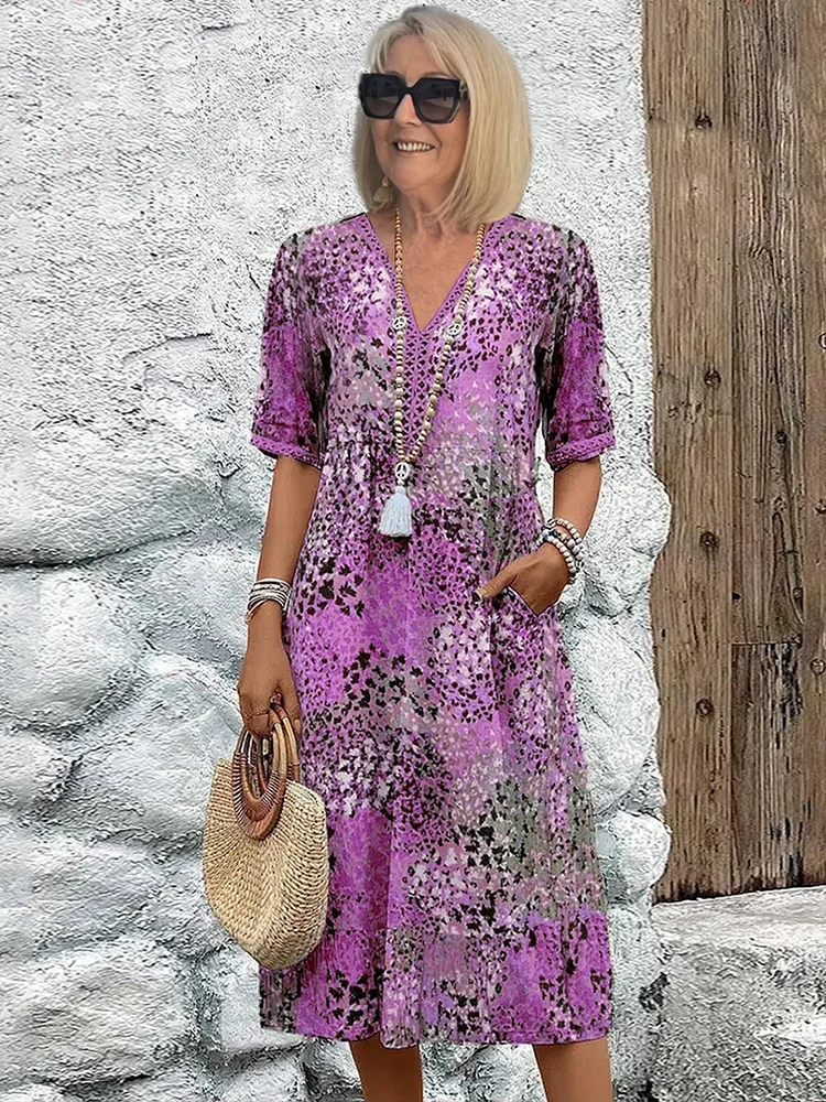 Tanya™ | Vibrant Midi Dress