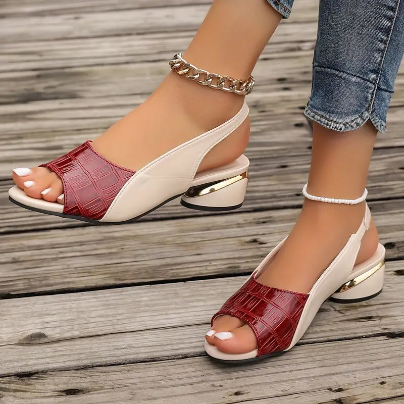 Melanie™ | Luxurious Leather Comfort Sandals
