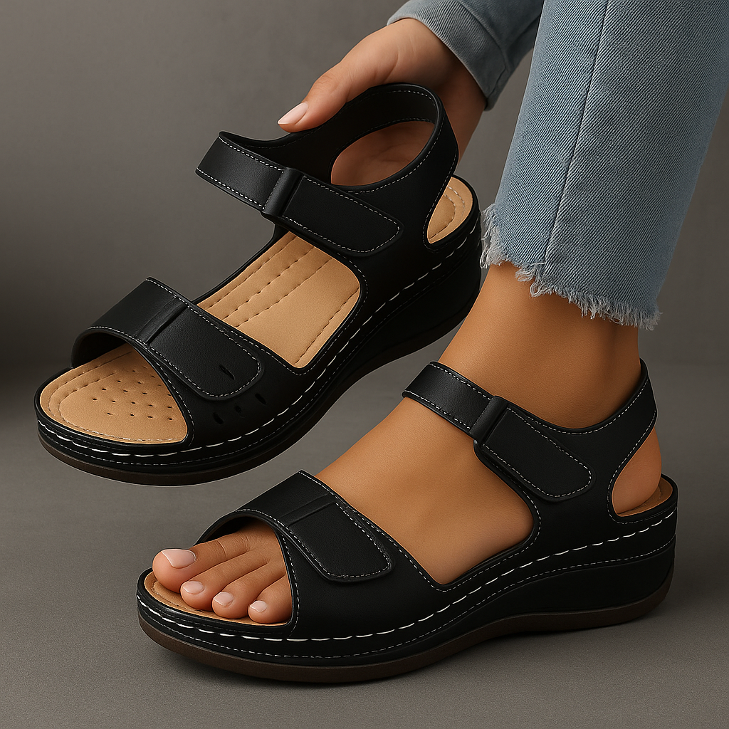 Nina™ | Wedge-Heel Orthopedic Sandals