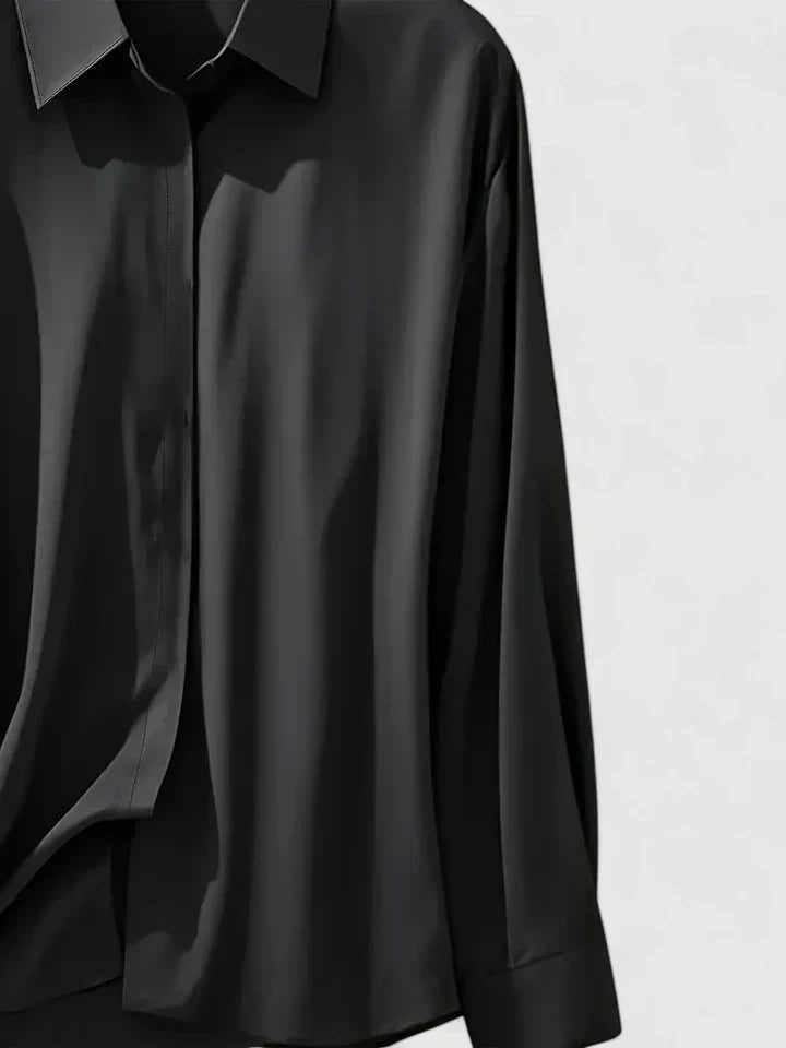 Reese | Women's Chic Button-Up Shirt with Hidden Placket