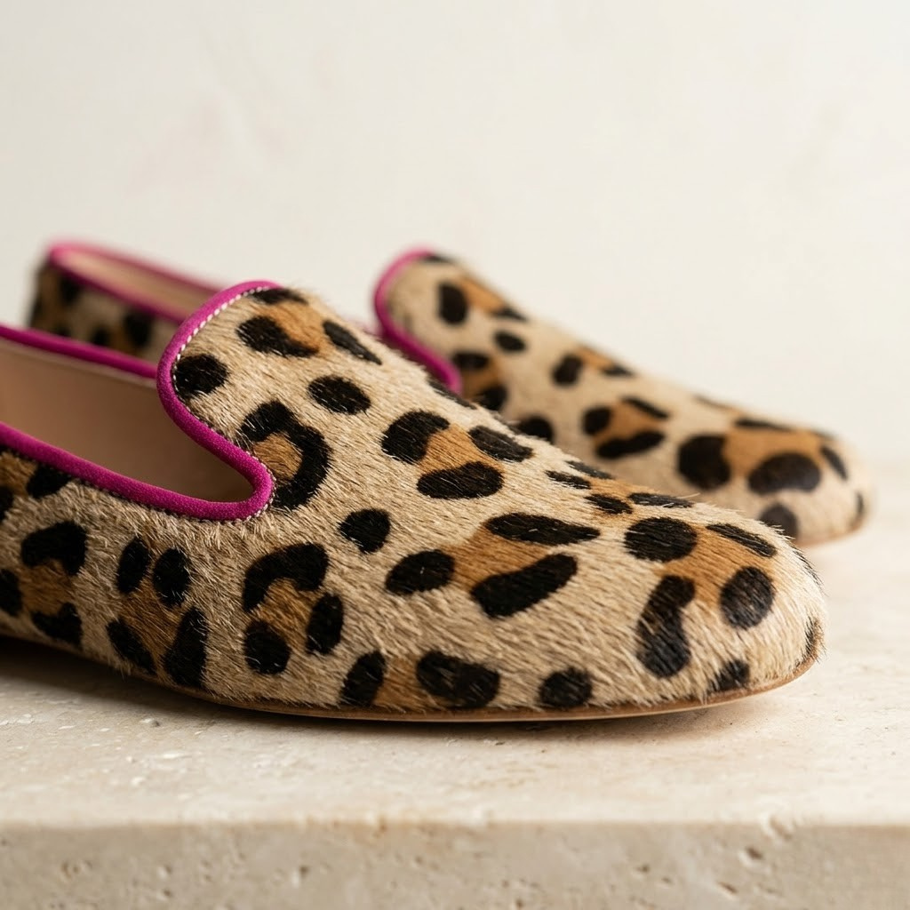 Evelyn | Women's Ballet Flats in Leopard Print