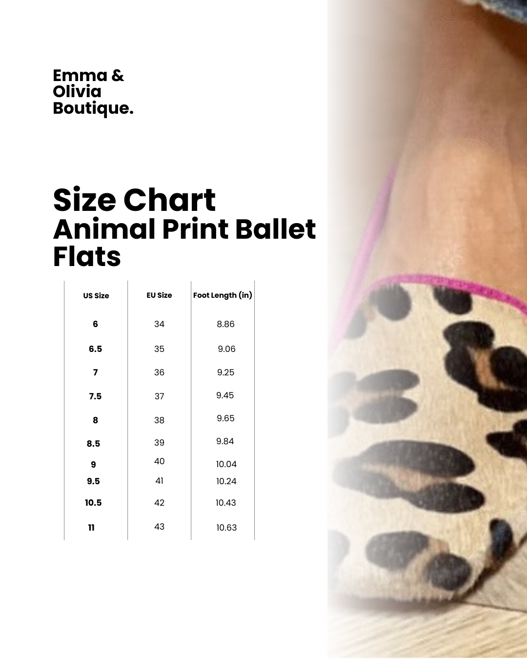Evelyn | Women's Ballet Flats in Leopard Print