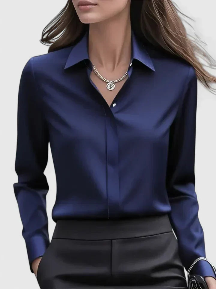 Felicity | Women's Classic Collared Button-Up Shirt