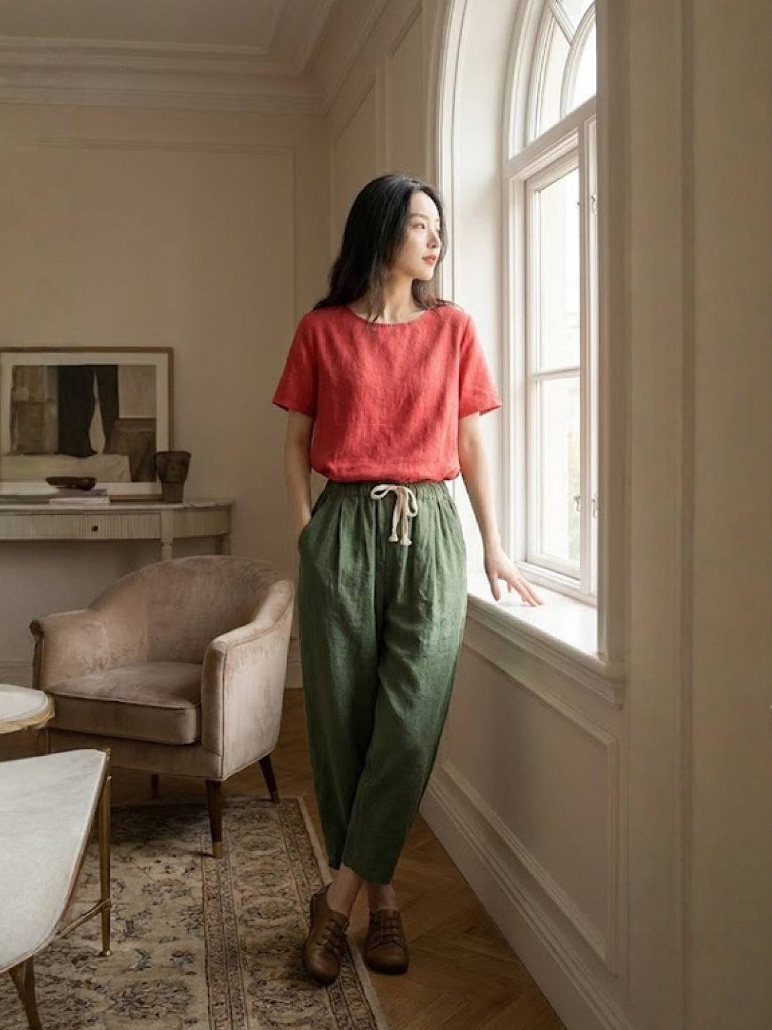 Felicity | Women's Casual Drawstring Trousers