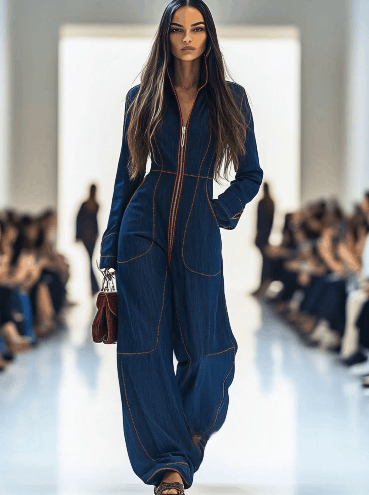Felicity | Women's Long Sleeve Wide Leg Jumpsuit