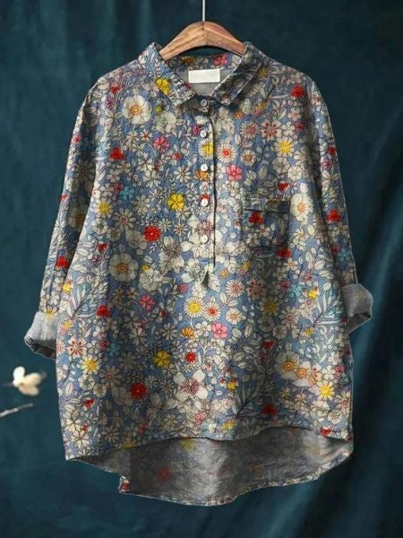 Monette™ Floral Print Blouse