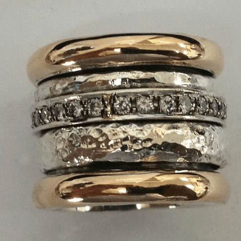 Valora™ | Classic Multi-Layered Bold Gold Ring