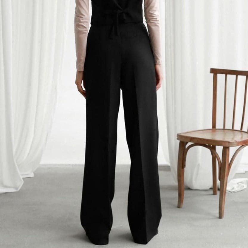 Iris | Women's High-Waisted Wide-Leg Trousers