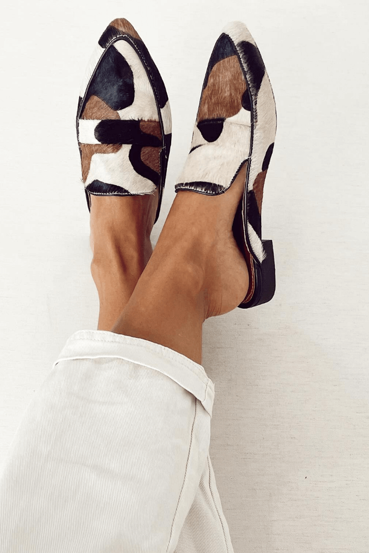 Jasmine | Women's Abstract Print Slip-On Loafers
