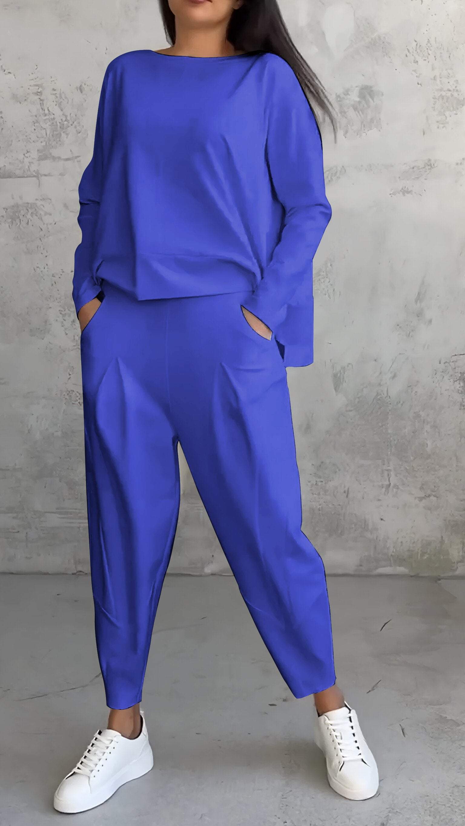 Nora | Women's Long Sleeve Top & Pants 2-Piece Lounge Set