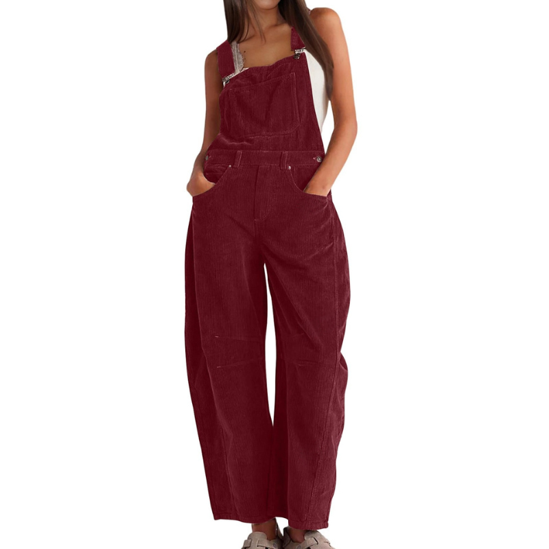 Juniper | Women's Sleeveless Wide-Leg Overalls