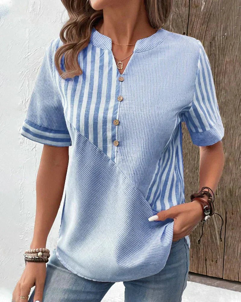 Monroe™ | Cozy Striped Top