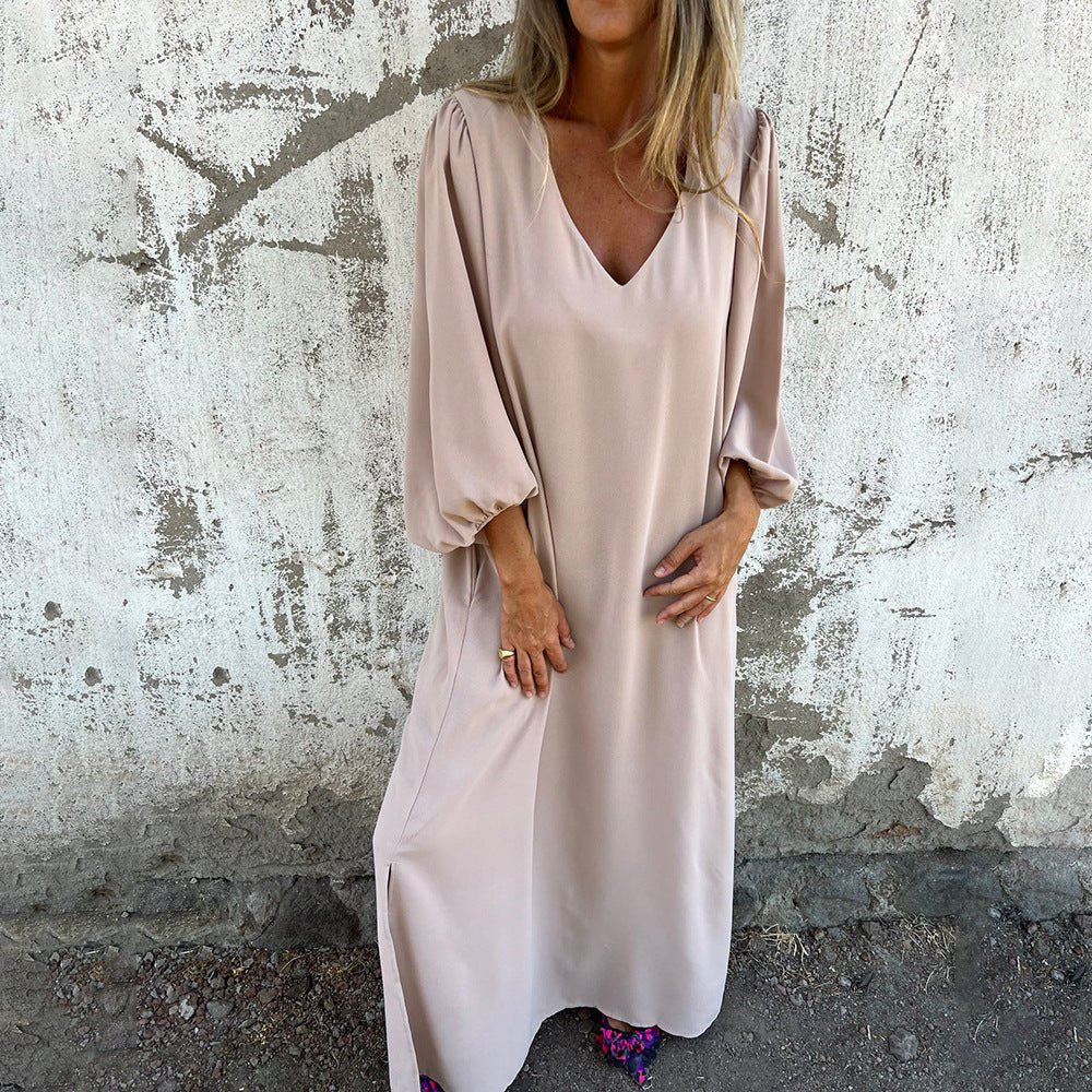 Solana™ | Elegant Maxi Dress with Convenient Pockets
