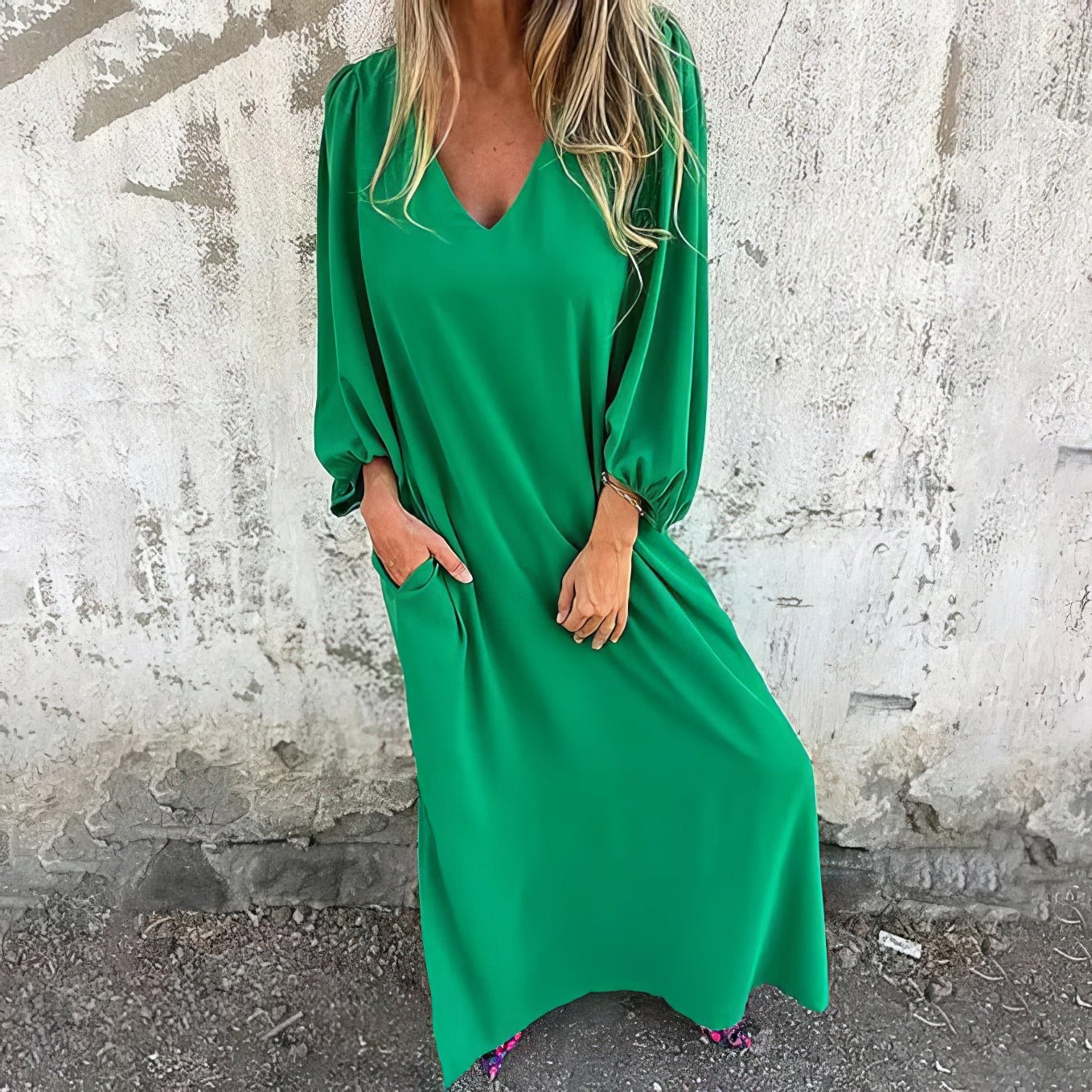Solana™ | Elegant Maxi Dress with Convenient Pockets