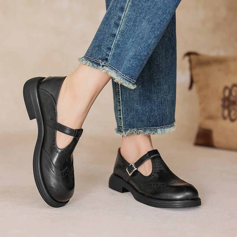 Nina™ | Chic Vegan Leather Mary Jane Sandal