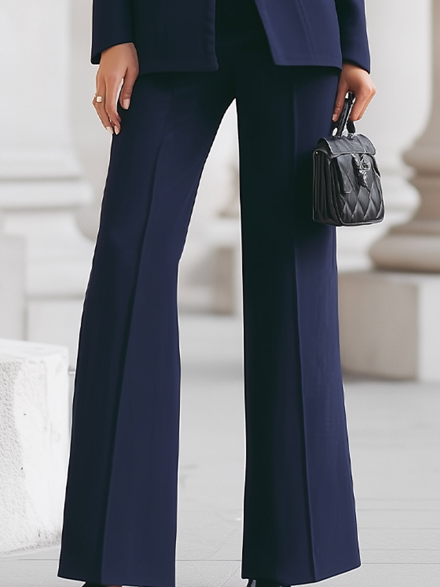 Mirabella | Women's Navy Blazer and Pants Ensemble