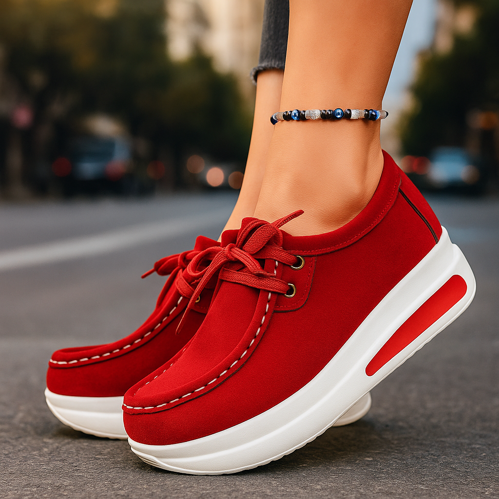Nadia | Women's Lace-Up Platform Sneakers