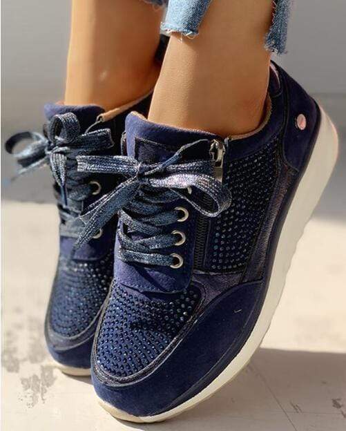 Nora | Women's Lace-Up Platform Sneakers