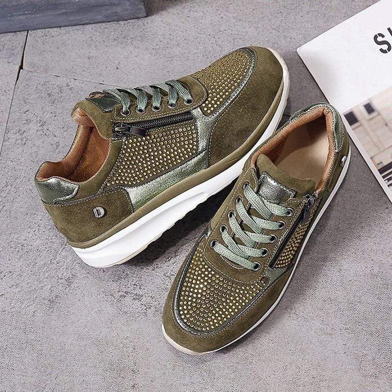Nora | Women's Lace-Up Platform Sneakers