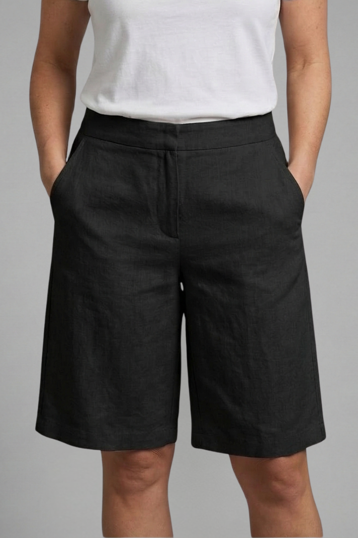 Octavia | Women's Knee-Length High-Waisted Shorts