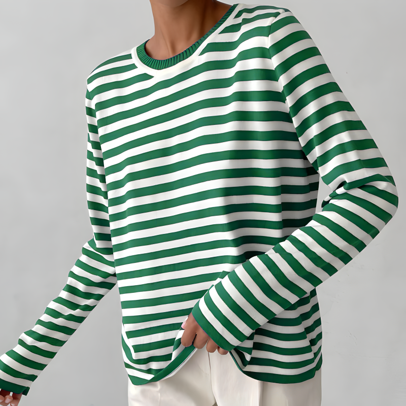 Dana™ | Chic Striped Summer Tee