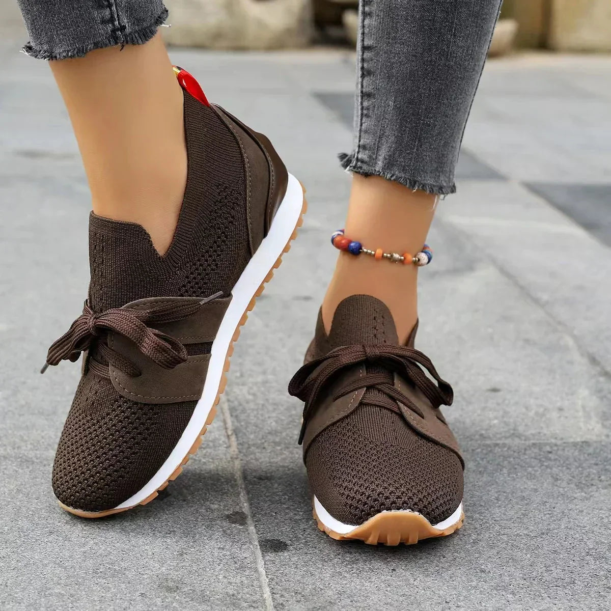 Ophelia | Women's Slip-On Sneakers with Bow Detail