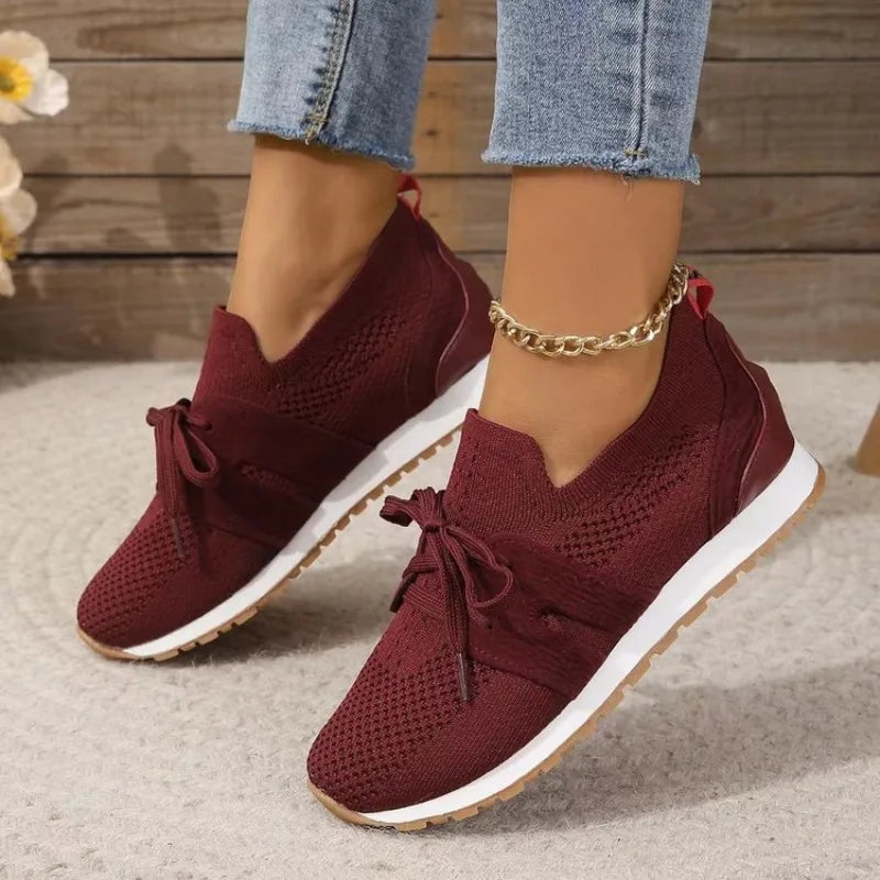 Ophelia | Women's Slip-On Sneakers with Bow Detail