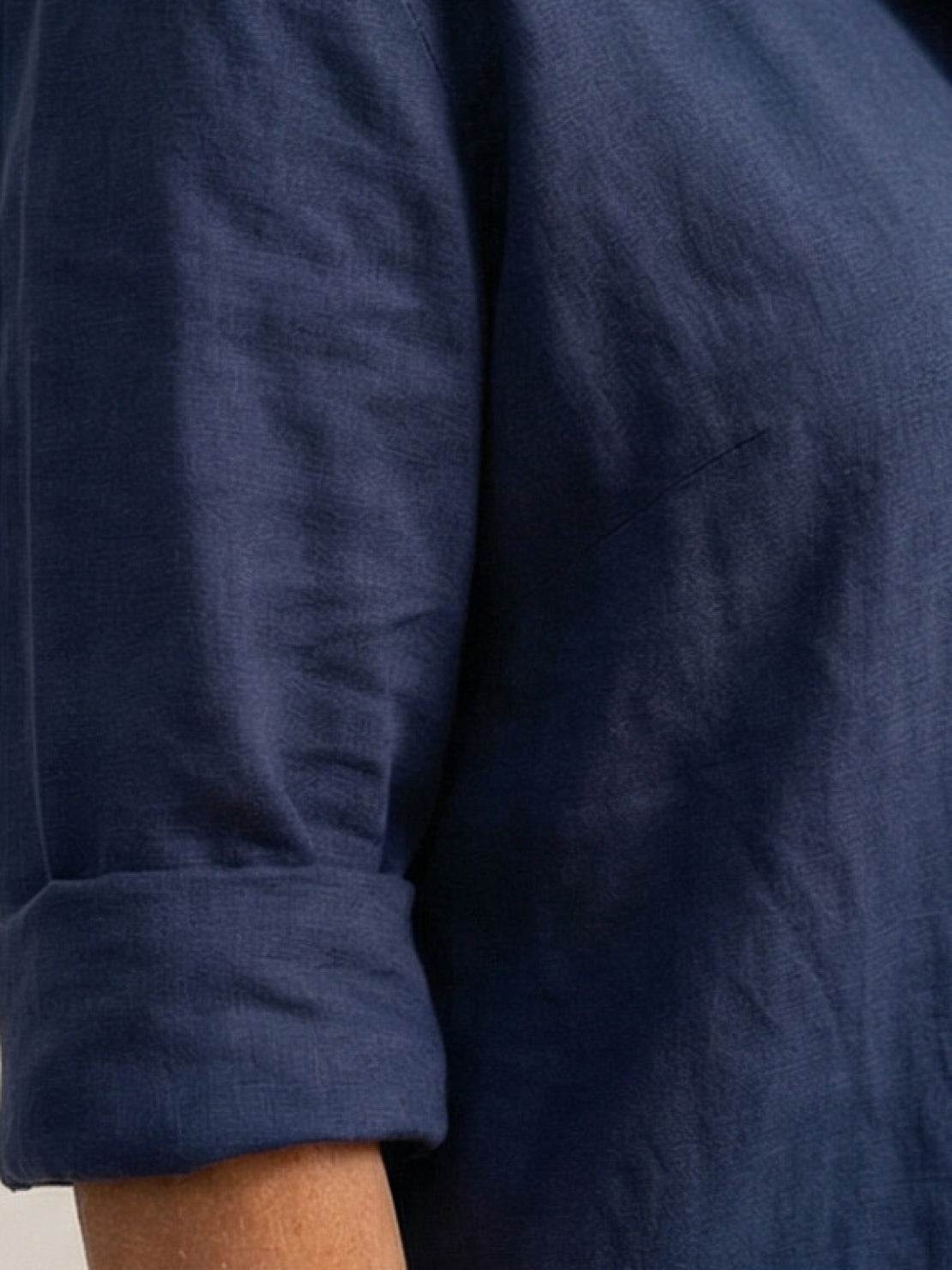 Vivian | Women's Relaxed Button-Up Shirt and Wide-Leg Trousers Ensemble
