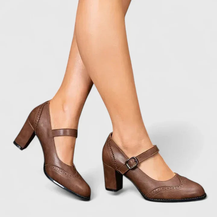 Scarlet | Women's Mary Jane Shoes with Block Heel
