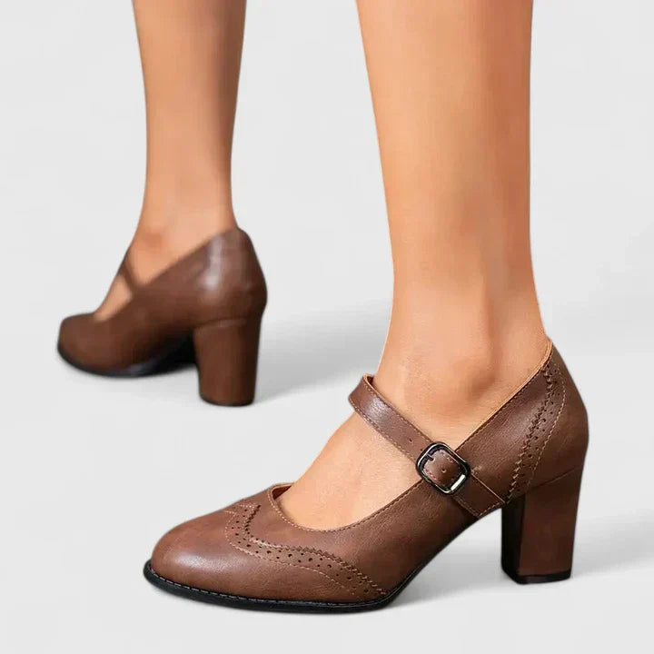 Scarlet | Women's Mary Jane Shoes with Block Heel