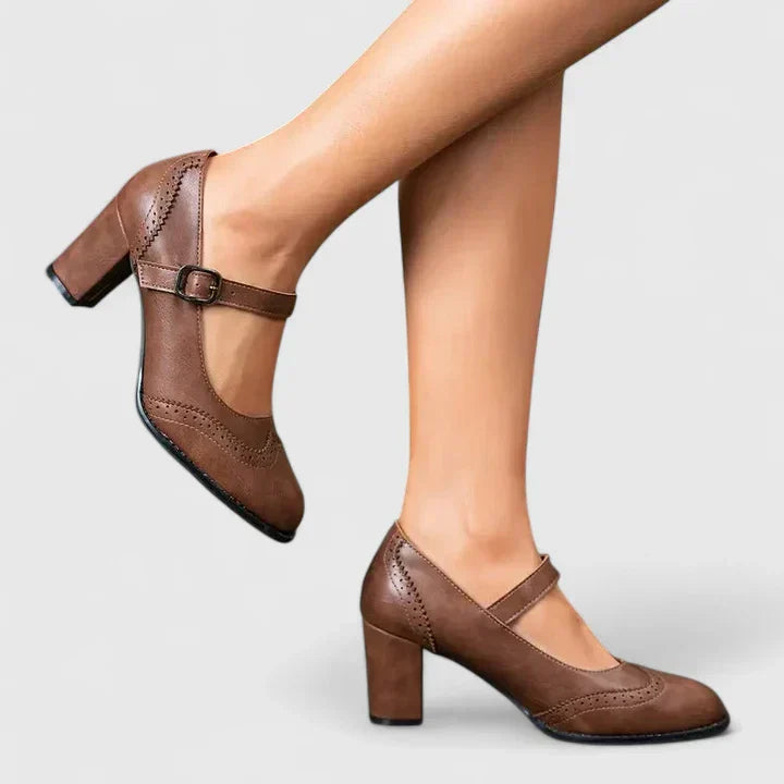 Scarlet | Women's Mary Jane Shoes with Block Heel