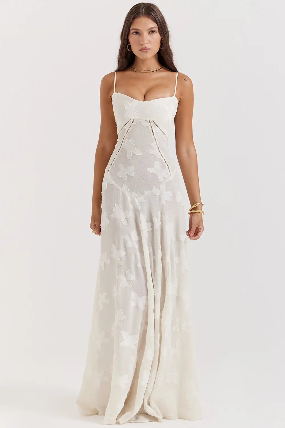 Gretchen™ | Adjustable Strapped Open Back Long Summer Dress