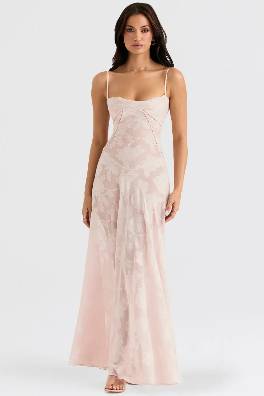 Gretchen™ | Adjustable Strapped Open Back Long Summer Dress