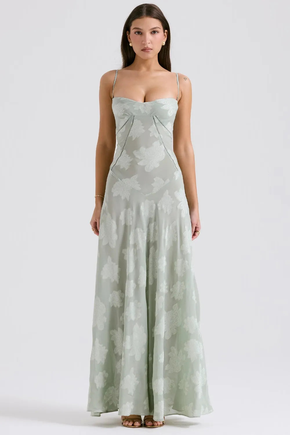 Gretchen™ | Adjustable Strapped Open Back Long Summer Dress