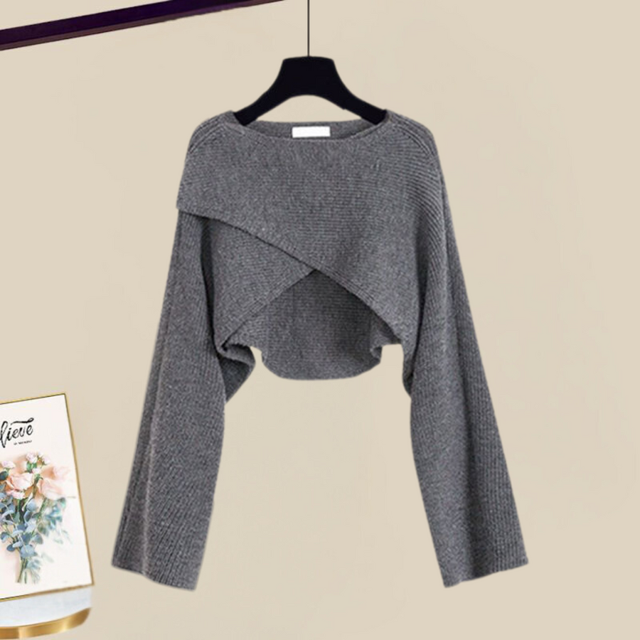 DuoChic™ | Versatile 2-in-1 Knit Dress Ensemble