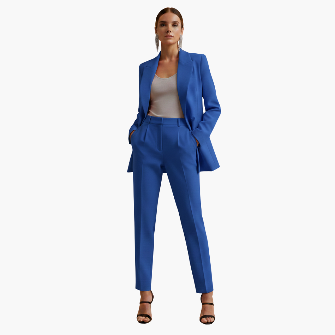 Tabitha | Women's Double-Breasted Blazer and Trousers Set