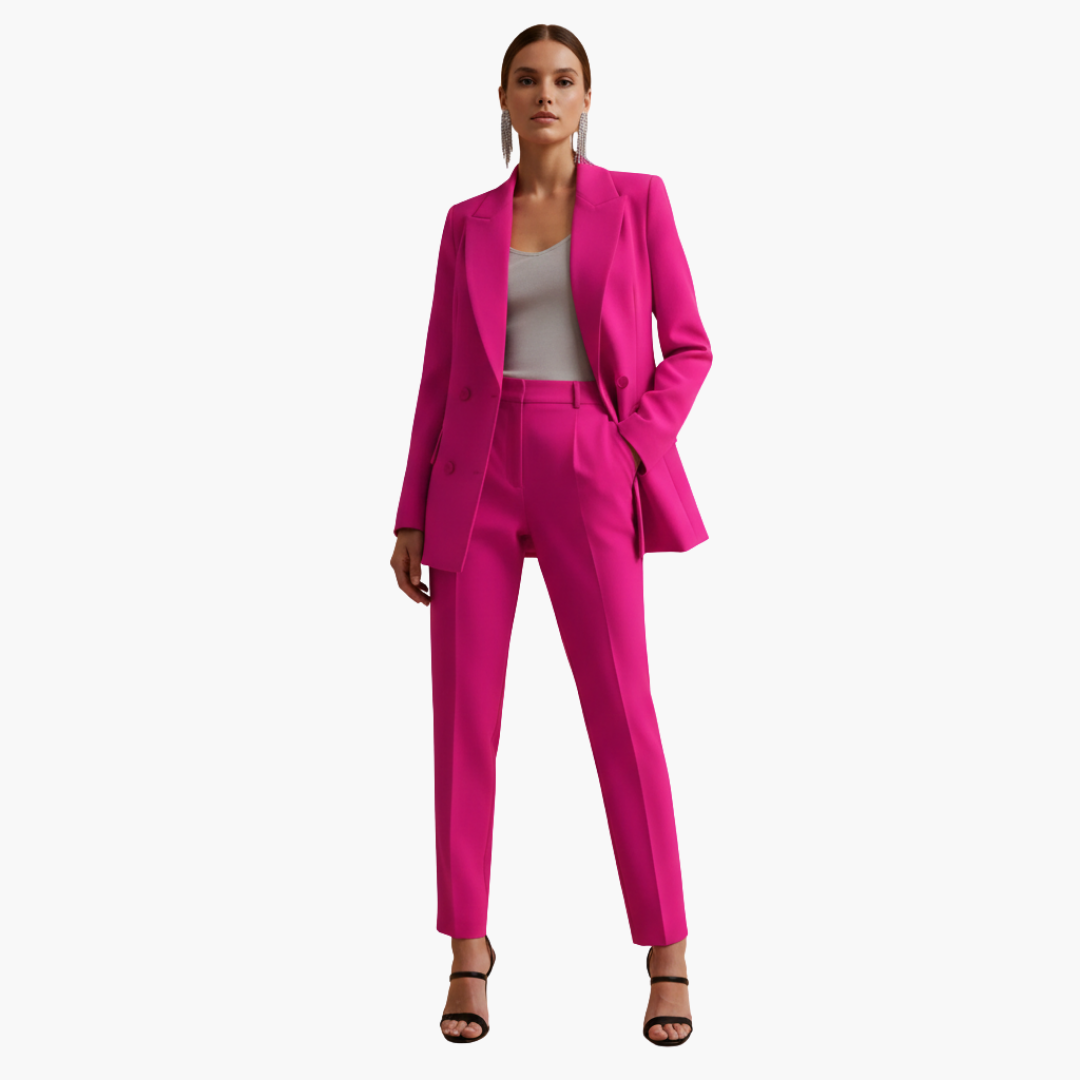Tabitha | Women's Double-Breasted Blazer and Trousers Set