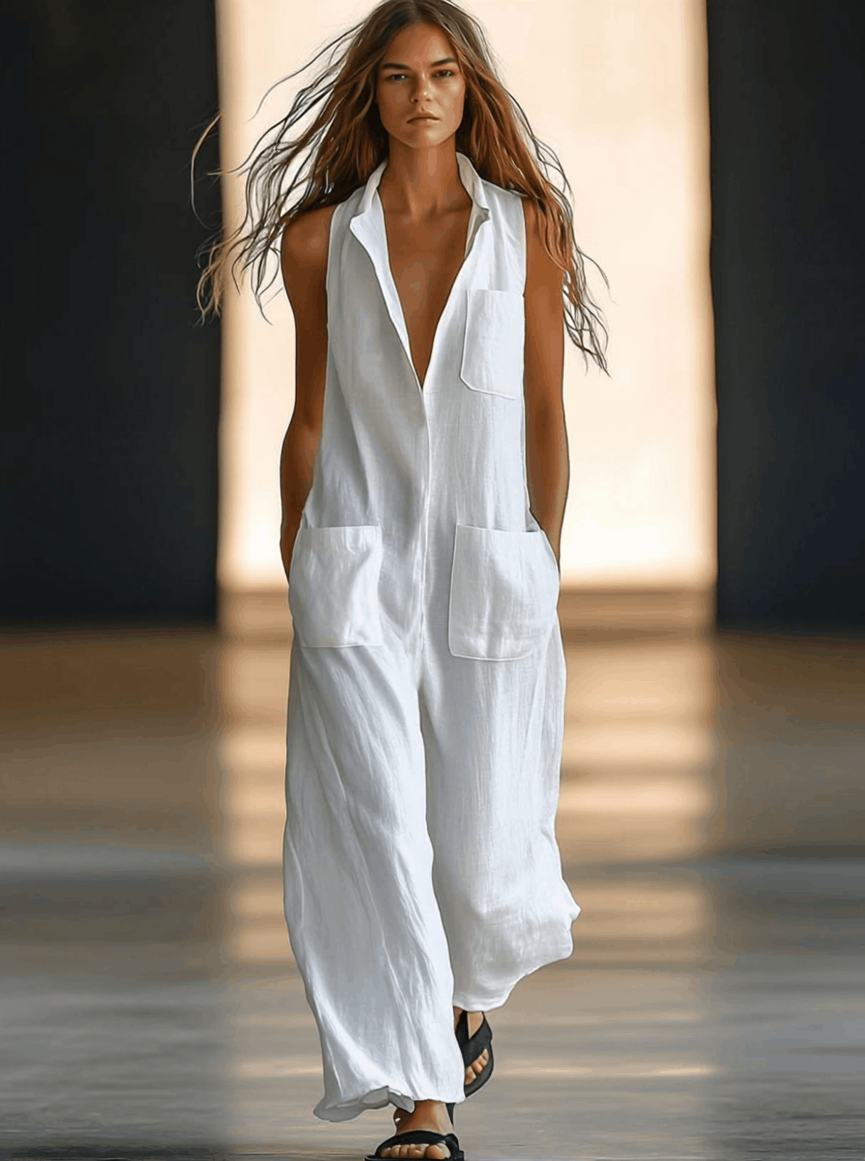 Tempest | Women's Sleeveless Wide-Leg Jumpsuit