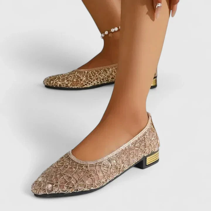 Thalia | Women's Elegant Pointed Toe Ballet Flats