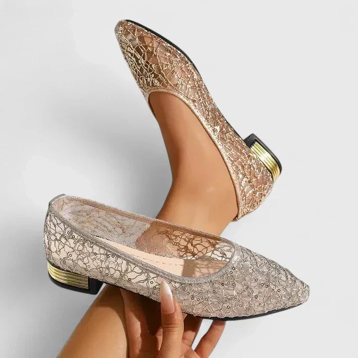 Thalia | Women's Elegant Pointed Toe Ballet Flats