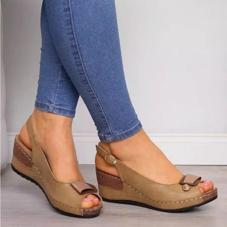 Valencia | Women's Cozy Wedge Sandals