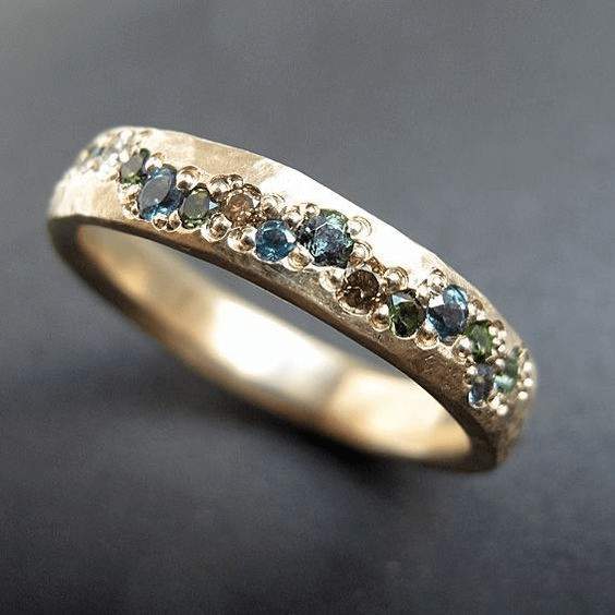 Aurora™ | Retro Multicolor Gold Ring