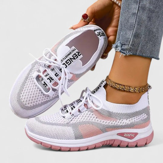 Viola | Women's Lace-Up Orthopedic Walking Sneakers